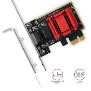 Axagon PCEE-G25 PCIe 2.5 Gigabit Ethernet