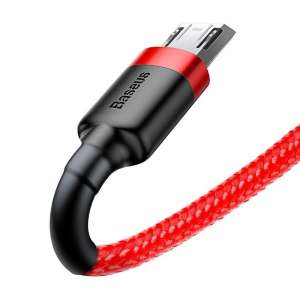 Baseus Cafule 2.4A USB-Micro USB kábel 1m, Piros