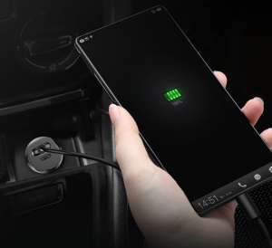 Baseus Square PPS QC4.0 / PD3.0 5A 30W autós töltő, Fekete