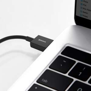 Baseus USB-kábel Lightning Superior, 2,4A, 2M, Fekete