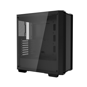 DeepCool CC560 Limited V2 Számítógépház (fekete, ablakos, venti nélkül, Mini-ITX / Micro-ATX / ATX)