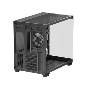 DeepCool Számítógépház - CG530 4F (fekete, ablakos, 4x12cm A-RGB, BTF, ATX, 2xUSB3.0, 1xUSB2.0)