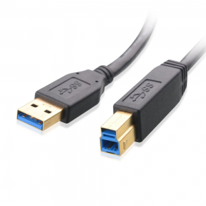 Dell USB-A - USB-B (apa - apa) kábel 1.8m - Fekete