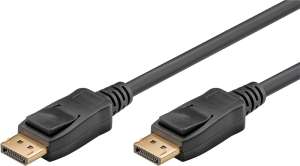 GOOBAY Displayport (apa) - Displayport (apa) Kábel, 1m (V2.1, 8K 60HZ, 4K 144 HZ)