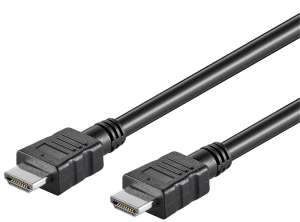 Goobay HDMI (apa) - HDMI (apa) Kábel, 3m, nikkel bevonatú csatlakozó (v1.4, 4k 30Hz)