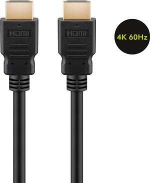 Goobay HDMI (apa) - HDMI (apa) Kábel, 5m (v2.0, 4k 60Hz)
