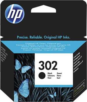 HP 302 Fekete eredeti patron F6U66AE
