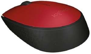 Logitech M171 Vezeték nélküli egér Piros