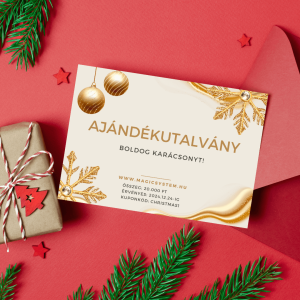 Névre szóló Karácsonyi utalvány - 20.000 FT