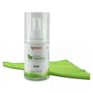 SBOX CS-02 tisztító folyadék + kendő