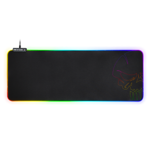 Spirit of Gamer Egérpad - RGB Large, RGB háttérvilágítás, 857 x 330 x 5mmm, Fekete
