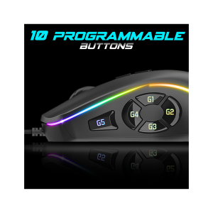 Spirit of Gamer ELITE-M30 Gaming Egér, Fekete