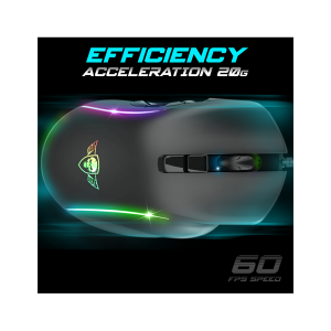 Spirit of Gamer ELITE-M30 Gaming Egér, Fekete