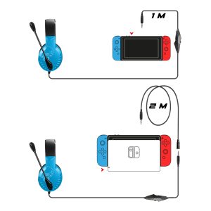 Spirit of Gamer Fejhallgató PRO-SH3 (Nintendo Switch, piros/kék)