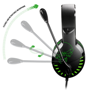 Spirit of Gamer PRO-H3 Xbox One / Series X/S Mikrofonos Gamer Fejhallgató, Zöld