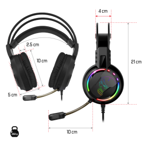 Spirit of Gamer PRO-H7 MultiPlatform Mikrofonos Gamer Fejhallgató