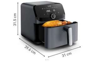 Tefal Easy Fry Mega Airfryer, 2020W, 7.5l, LCD Kijelző, Szürke