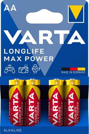 Varta Longlife Max Power AA elem (LR6 ceruza), 4db/cs