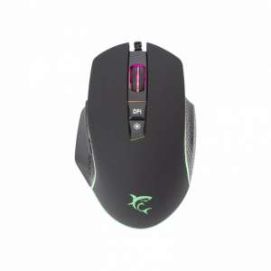 White Shark Gareth 7D/6400dpi Fekete Vezetékes RGB Gamer Egér