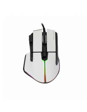 White Shark MARROK Gamer Egér, 12000dpi, 9D, RGB, USB2.0, Fehér