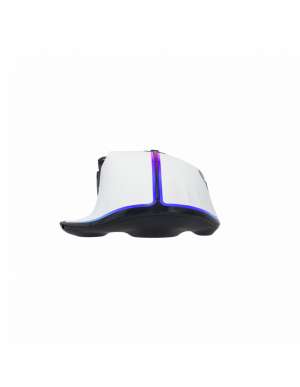 White Shark MARROK Gamer Egér, 12000dpi, 9D, RGB, USB2.0, Fehér