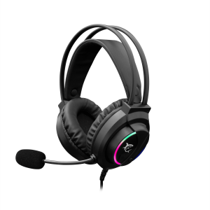 White Shark Wolf Gamer Mikrofonos fejhallgató, RGB, PS4 kompatibilis, Fekete
